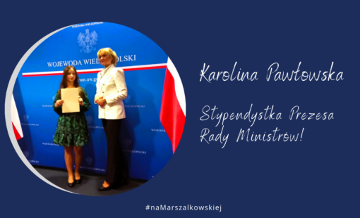 Karolina Pawłowska stypendium